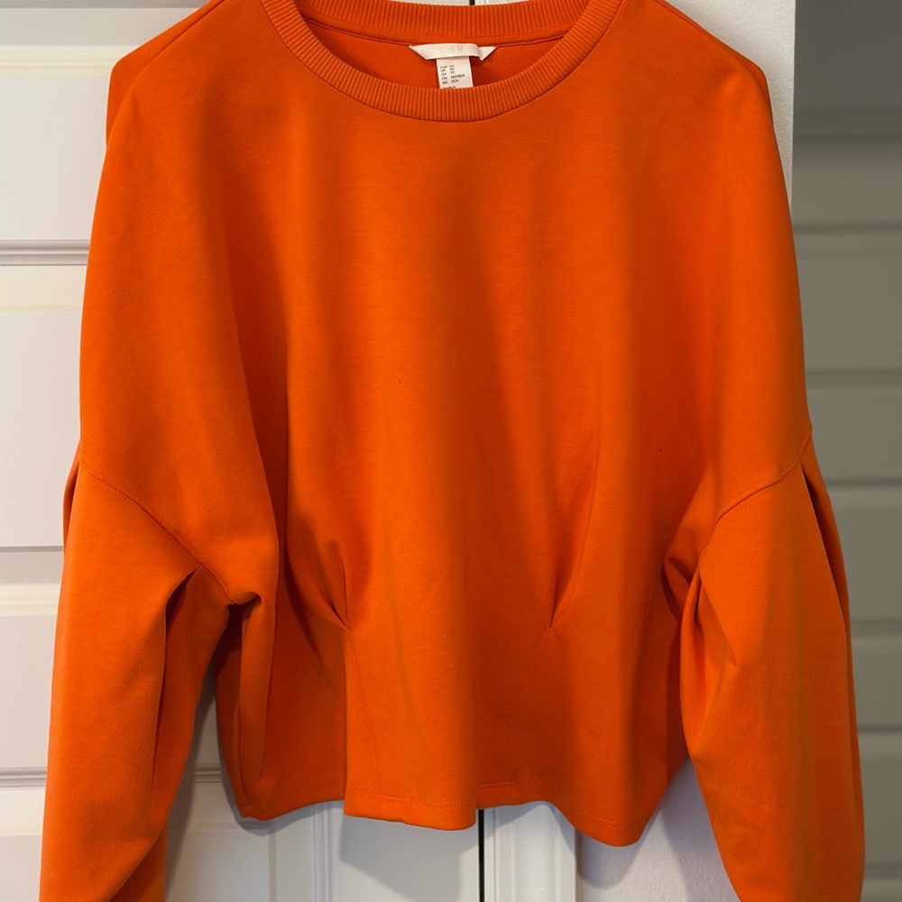 H&M Vibrant Orange Sweatshirt